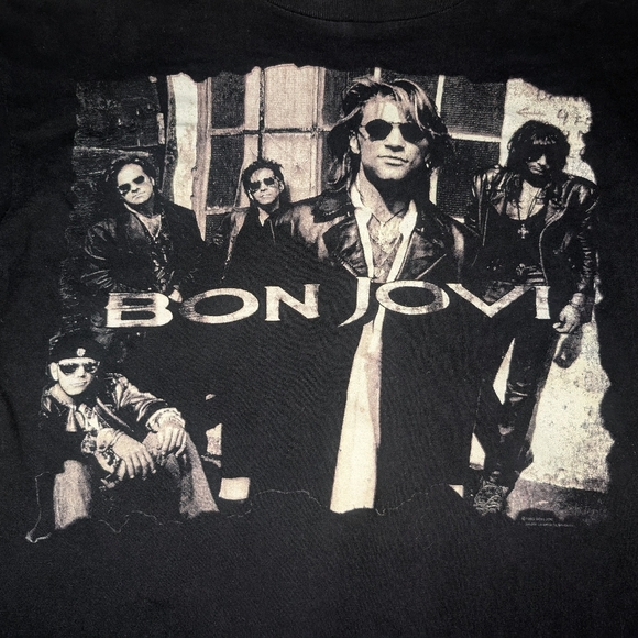 Bon Jovi 1992 Keep The Faith Vintage Single Stitch Men's Large Tee